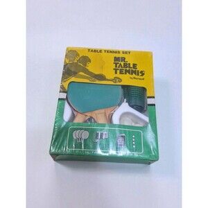 Vintage Mr. Table Tennis Set By Harvard Ping Pong New Sealed